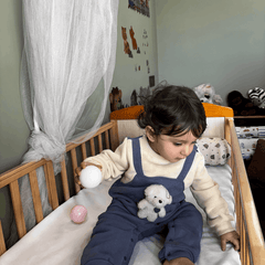 White Waterproof  Crib Mattress Protector Sheet